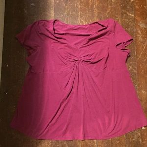 Plus size maternity shirt